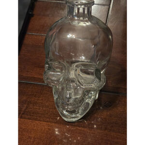 Crystal Head Skull Vodka Empty Bottle Decorative Collectible 750mL